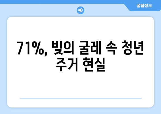 청년 주거 위기의 실체: 71%가 선택한 대출의 의미와 대안