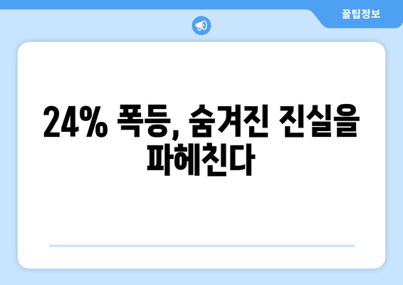 24% 폭등한 집값: 그 원인과 영향 분석