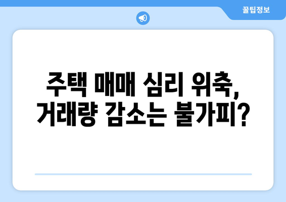 대출 규제 강화로 주택경기 먹구름…앞으로의 전망은?