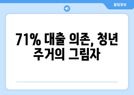 청년 주거난의 현주소: 71% 대출 의존 실태와 해결 방안