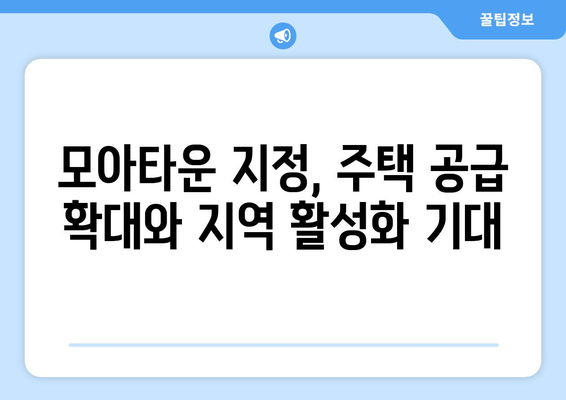 서울시 모아타운 지정, 투기 차단과 개발 계획