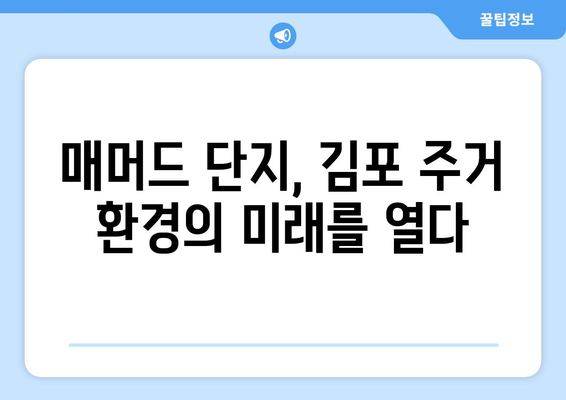 김포 원도심 매머드 단지 출현…부동산 시장 요동치다