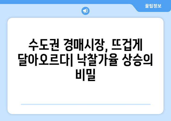 수도권 낙찰가율 상승, 지방 경매시장과의 차이점 분석