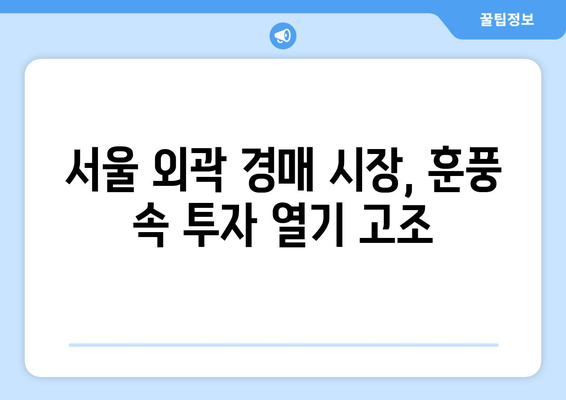 서울 외곽 경매 시장 훈풍…투자자들 관심 쏠려