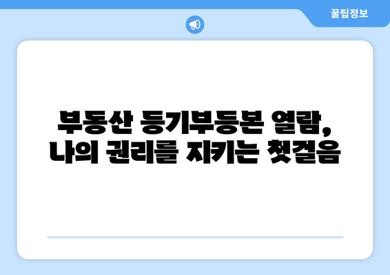 부동산 등기부등본 열람으로 숨겨진 위험 파악하기