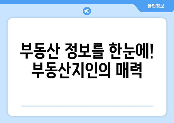 부동산 공부에 도움이 되는 어플: 부동산지인