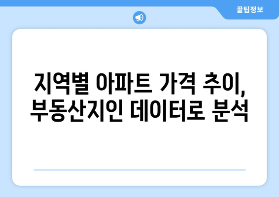 부동산지인을 통한 전국 아파트 시세 추이