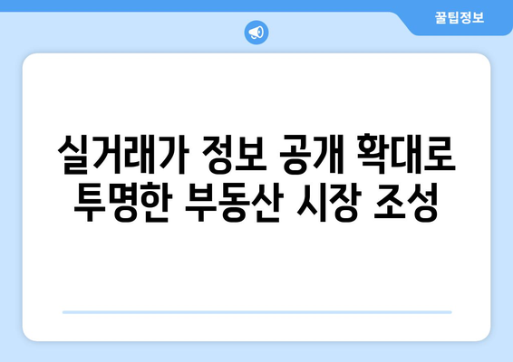 부동산 거래관리 시스템 변경으로 아파트 실거래가 정보 추가 공개