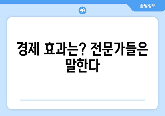 1인당 25만원 지원금: 경제학자들의 평가