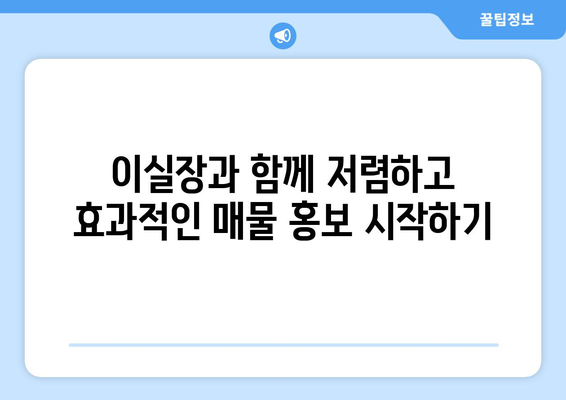 부동산써브의 대안: 이실장의 저렴하고 다양한 매물 등록 옵션