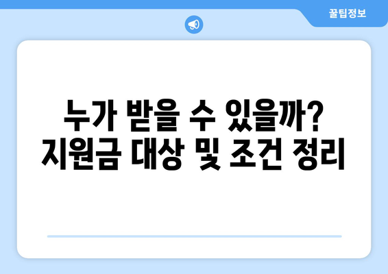 특별법으로 추진되는 25만원 지원금