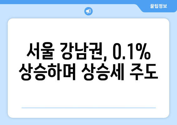 전국 0.61% 상승한 3월 2주 아파트값