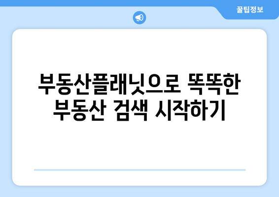 부동산 사이트 효과적으로 활용하기: 부동산플래닛을 활용한 입문서