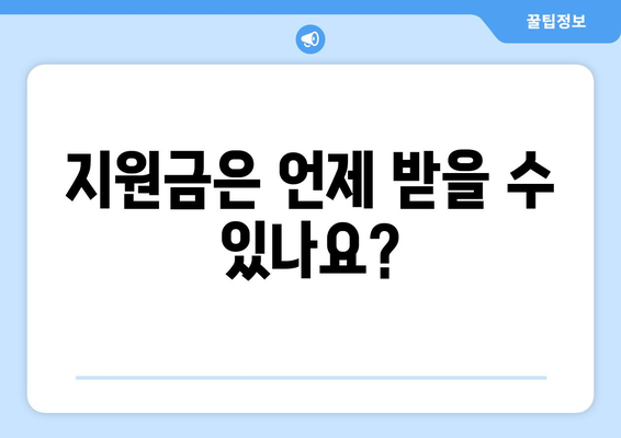 정부 민생 지원금 25만 원 신청 방법 및 자격