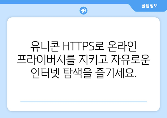 IP 우회 프로그램 유니콘 HTTPS