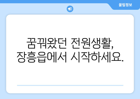 장흥읍 전원주택 매매 정보