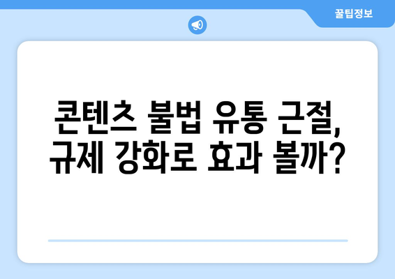 매출 10억 콘텐츠전송업체에 누누티비 규제 의무 부과