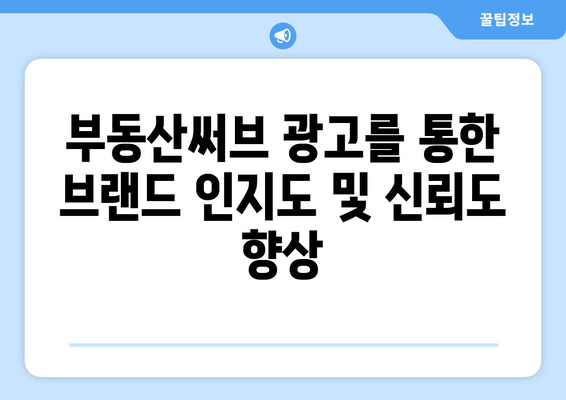 부동산써브를 활용한 광고 전략