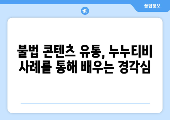 제2의 누누티비 봉쇄: 불법 콘텐츠 유통 업체에 의무 부과