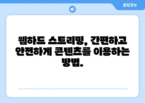 티비위키 대신 웹하드 스트리밍을 위한 가이드