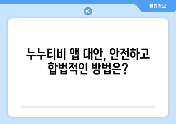 누누티비 전용 앱의 정부 차단 우회 가능성