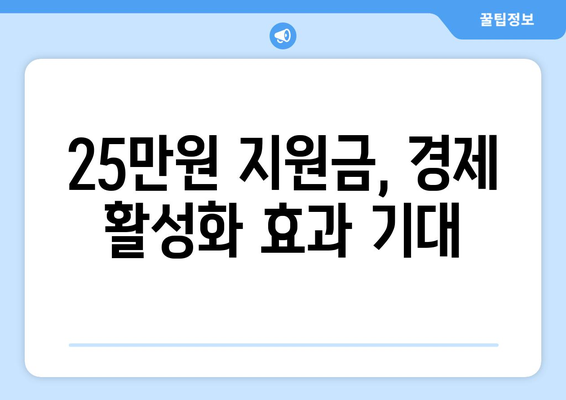 이재명, 25만원 지원금 지급 주장