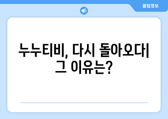 누누티비, 다시 등장