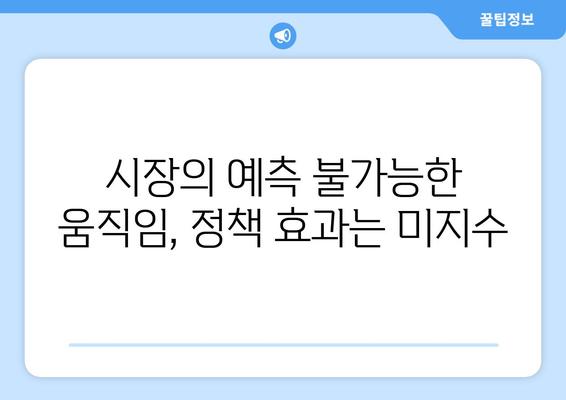 부동산 가격 상승의 역설: 정부 대책과 시장 반응의 괴리 해석