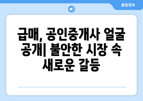 부동산 시장의 새로운 갈등: 급매 물건과 공인중개사 얼굴 공개