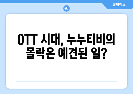 OTT 전면 삭제된 누누티비의 과거와 현재