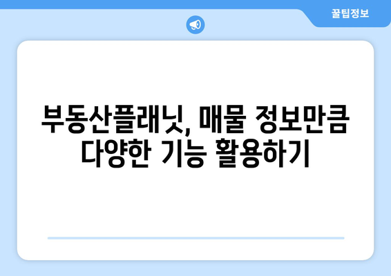 부동산 사이트 효과적으로 활용하기: 부동산플래닛을 활용한 입문서