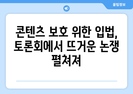 제2의 누누티비 방지 입법 토론회