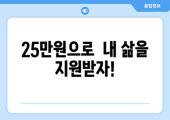 민생회복 지원금 25만원 지급 후 사용 용도 제한