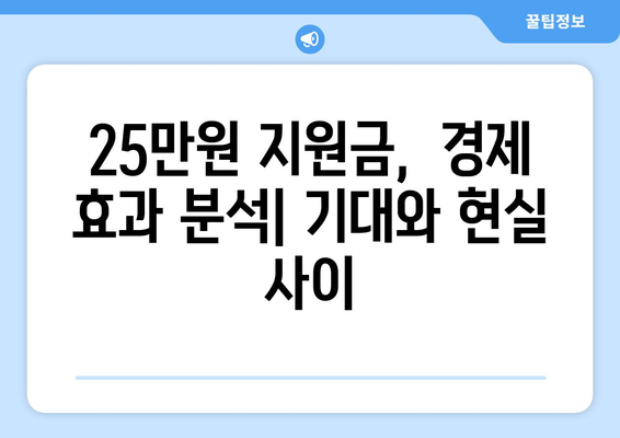 25만원 지원금, 화폐가치나 주택 가치에 영향을 미칠까?