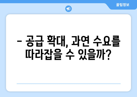 2029년 23만채 공급 계획: 수도권 집값 안정화 가능할까?