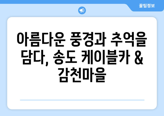 부산 송도 케이블카 및 감천마을 (2024)