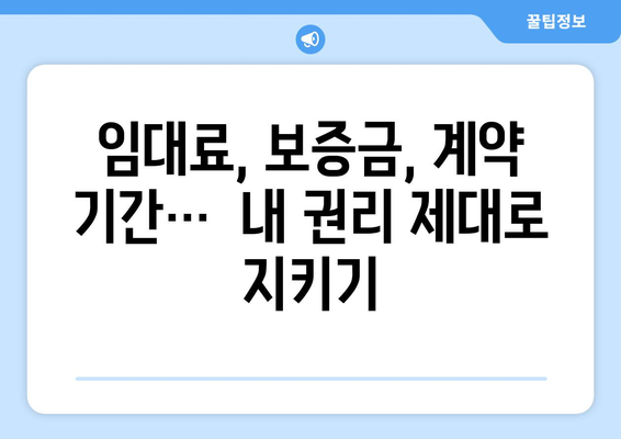 주택 임대차 계약 시 주의사항: 2024년 개정법 반영 가이드