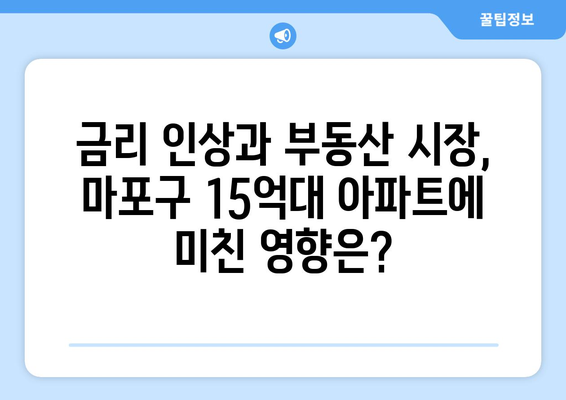 마포구 15억대 아파트 시장 동향: 1년간의 가격 변동 요인