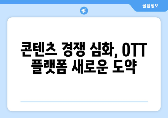 누누티비 폐쇄 후 국내 OTT 이용자 증가