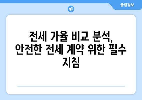 부동산지인 사용법: 전세 가율 파악하기