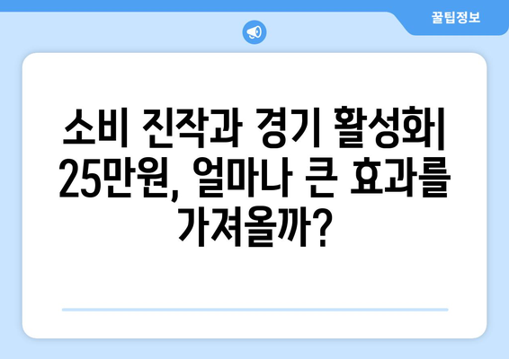 1인당 25만원 지원금 지급: 경제에 미치는 잠재적 영향