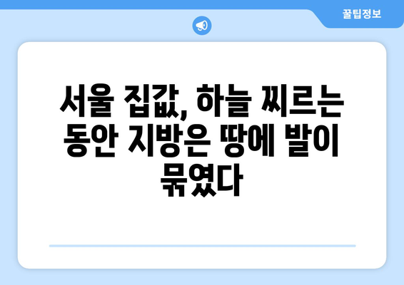 부동산 양극화 심화: 서울과 지방의 가격 격차 분석