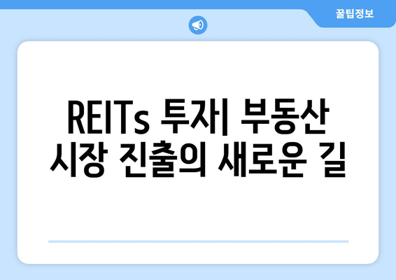 부동산 시장의 새로운 금융 상품: REITs 성장 분석