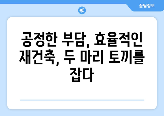 재건축 부담금 제도 개선: 형평성과 효율성 제고 방안