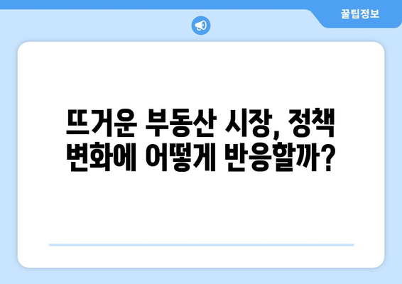 부동산 정책과 시장 반응: 집값 상승의 구조적 요인 심층 분석