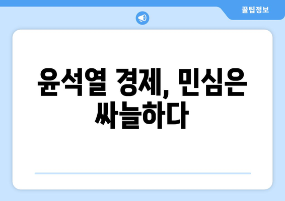 윤석열 경제 실정에 따른 이재명의 25만원 민생 지원금 제안