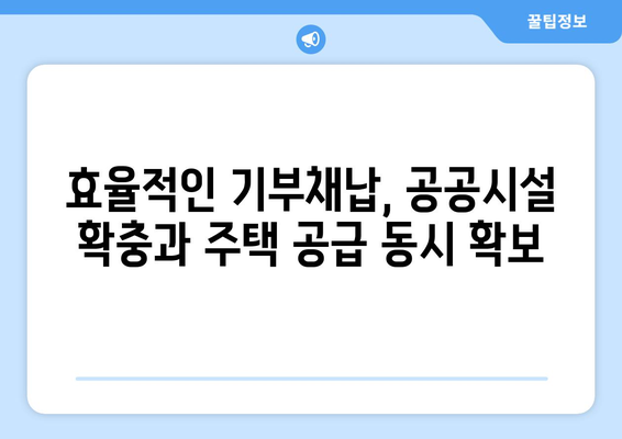 주택 개발 활성화 정책: 기부채납 제도 개선의 필요성