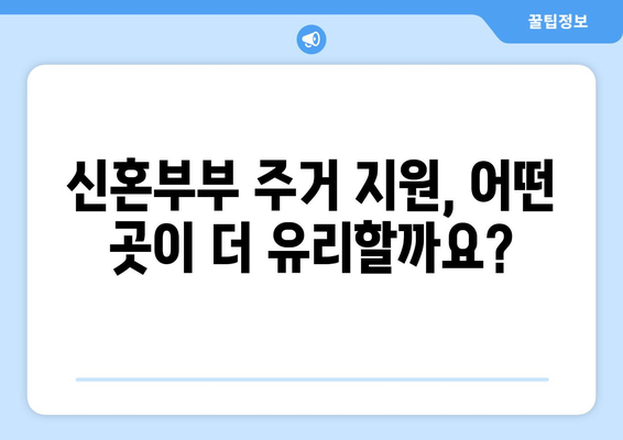 신혼부부 주거 지원의 혁신: 지자체별 특색있는 정책 비교