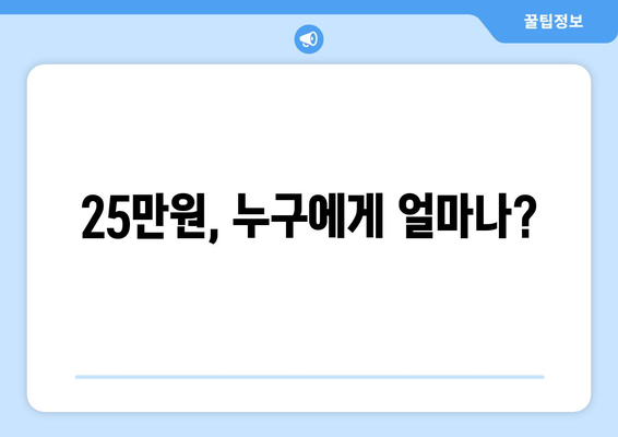 윤석열 경제 실정에 따른 이재명의 25만원 민생 지원금 제안