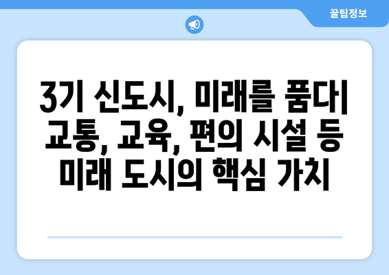 3기 신도시 24만 가구 공급 계획: 합리적인 가격의 주택 마련 전략 종합 가이드